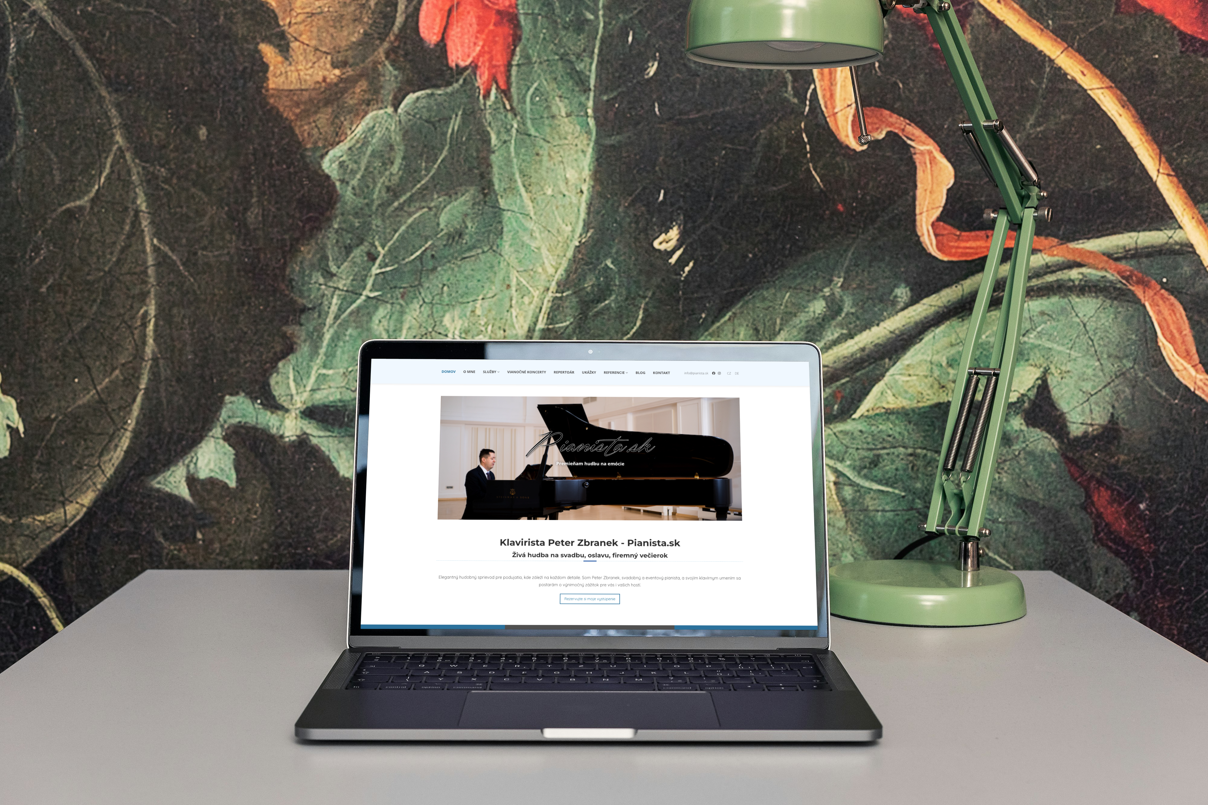 Hudobná webová prezentácia